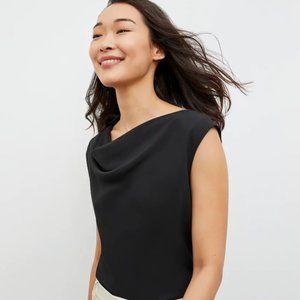 NWT - MM Lafleur - The Rowling Top - Eco Soft Wave - Black - 2X